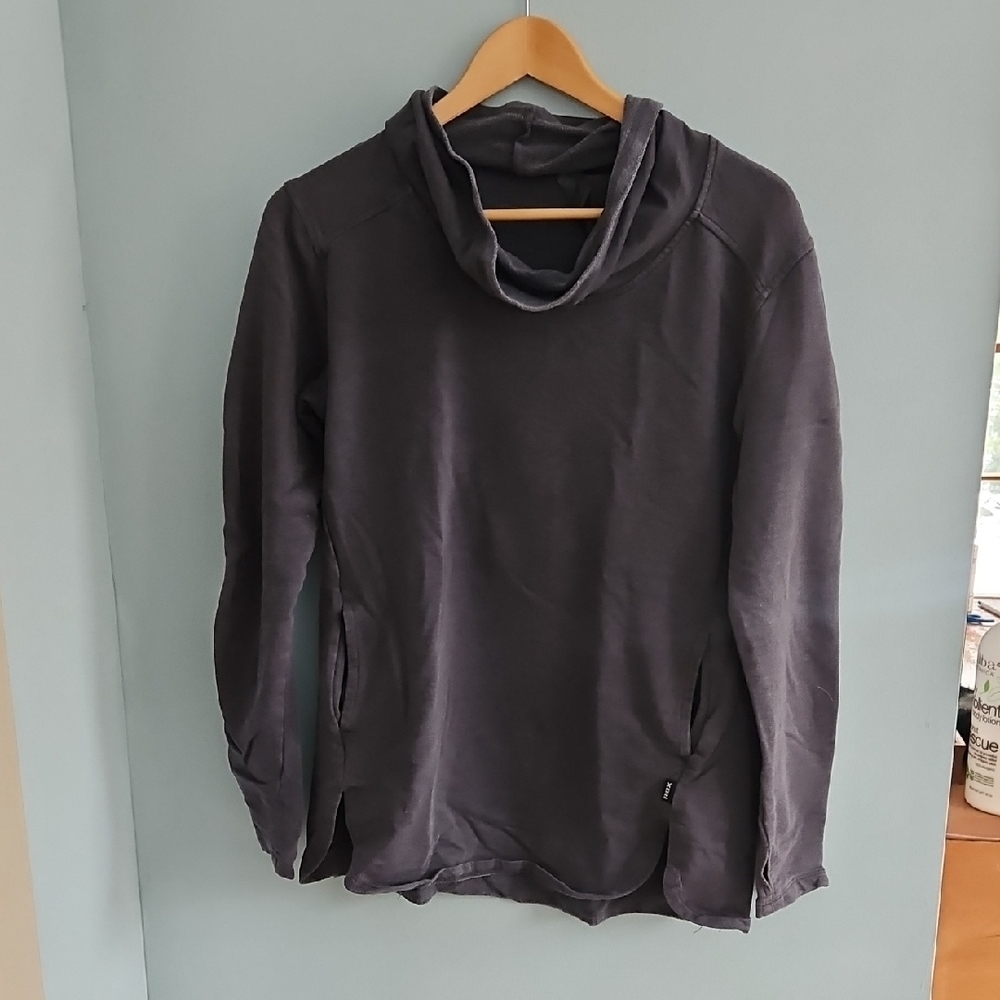 RBX Funnel Neck Tunic Length Sweatshirt